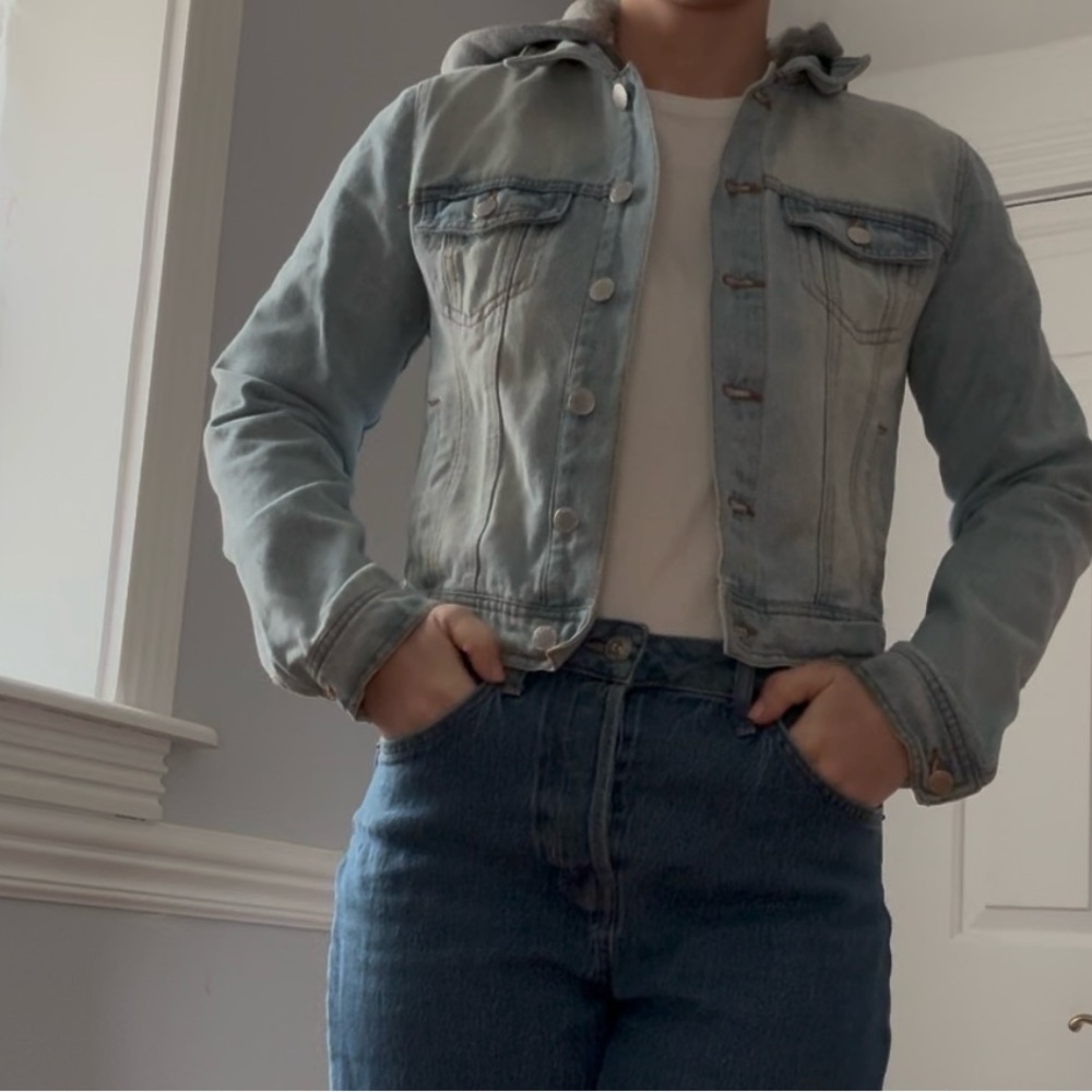 Women’s Light Blue Denim Jacket - Picture 4 of 6